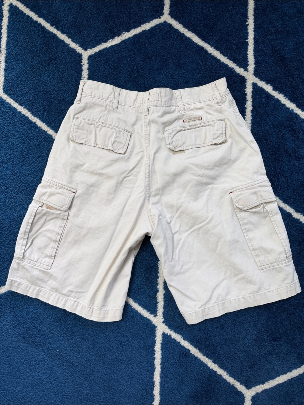 UNIONBAY Men's Cream Cargo Shorts with Utility Pockets